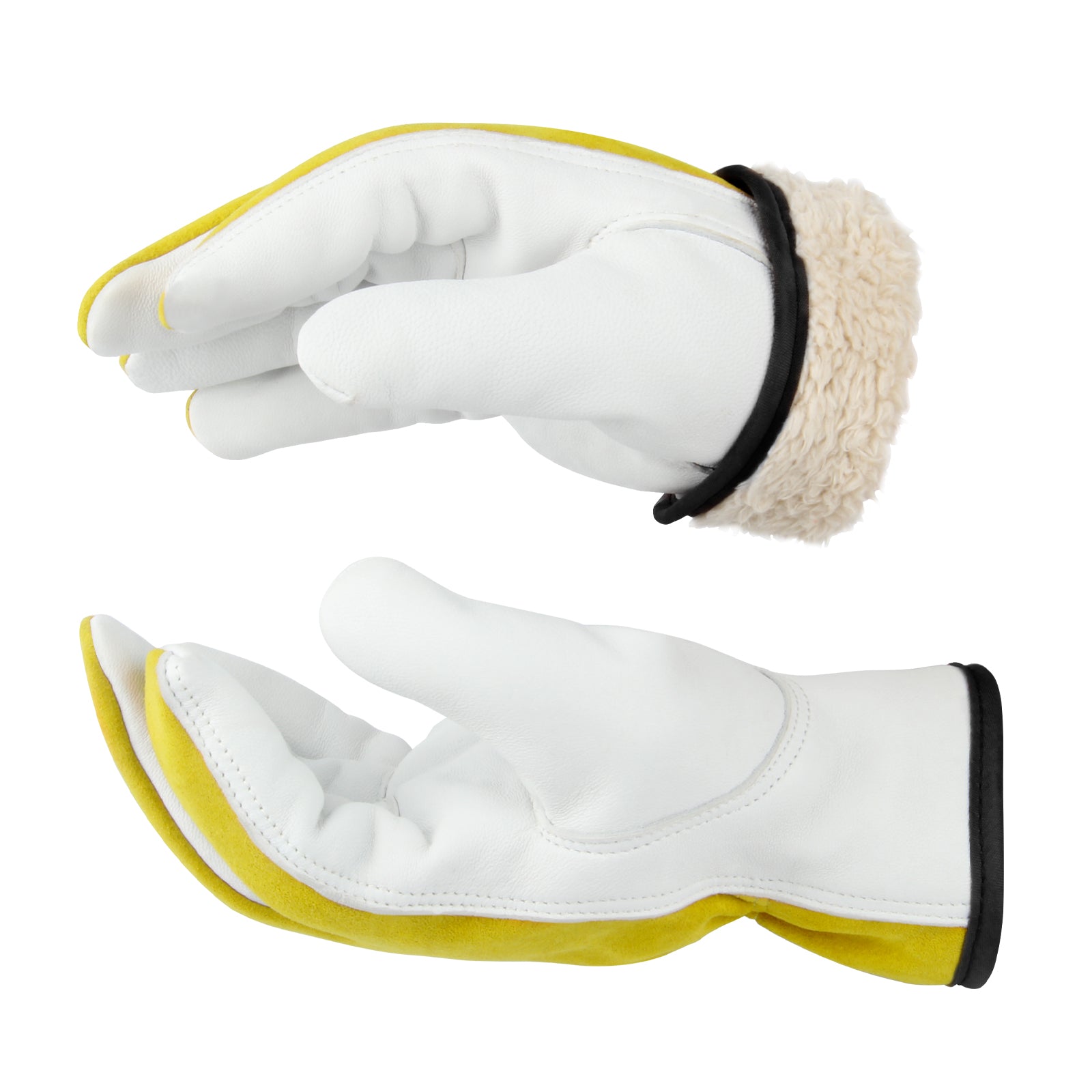 Insulated Cowhide leather work gloves