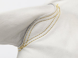 Heavy-Duty Cowhide Work Gloves with Elastic wrist