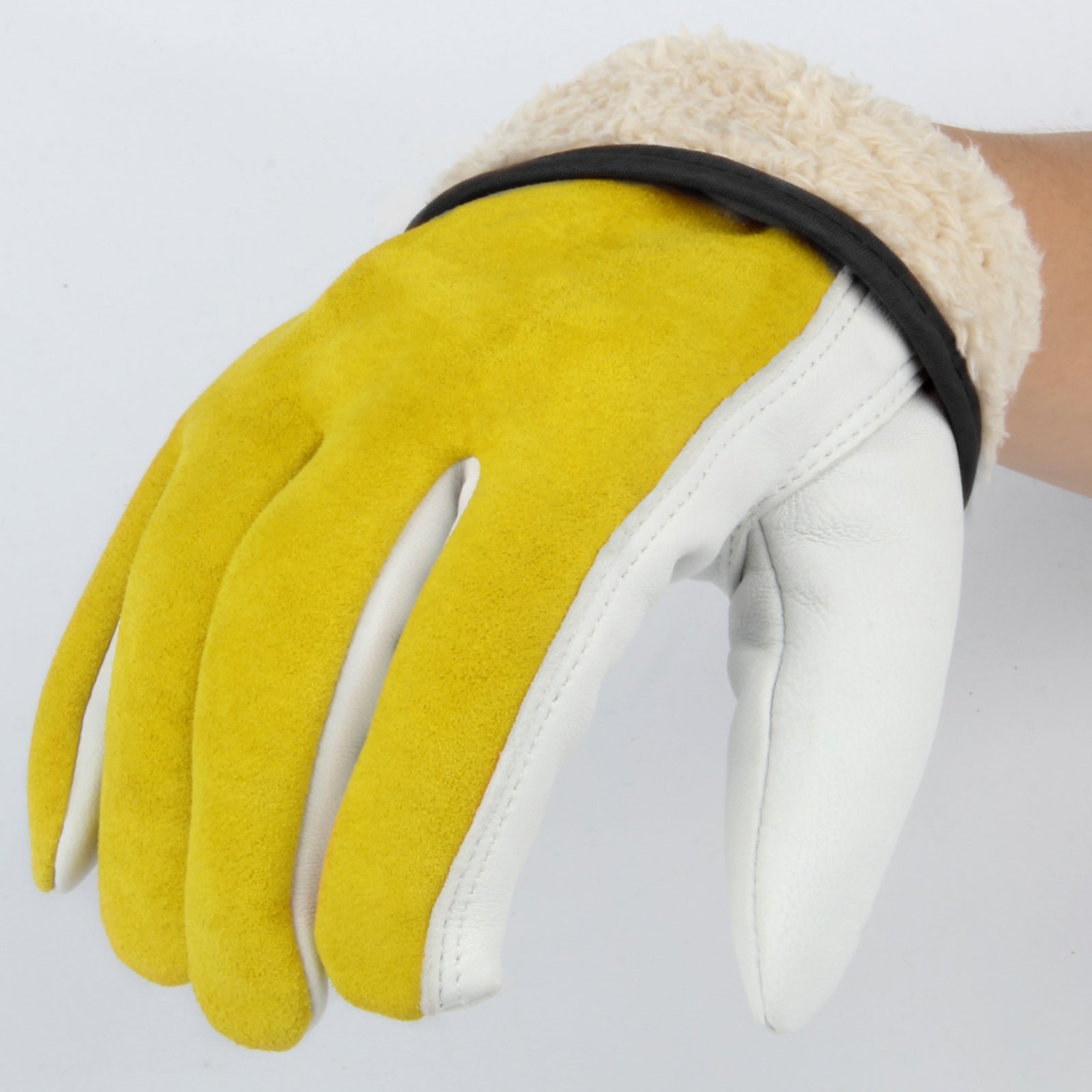 Insulated Cowhide leather work gloves