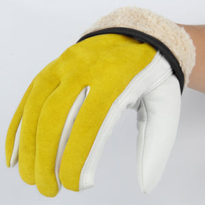 Insulated Cowhide leather work gloves