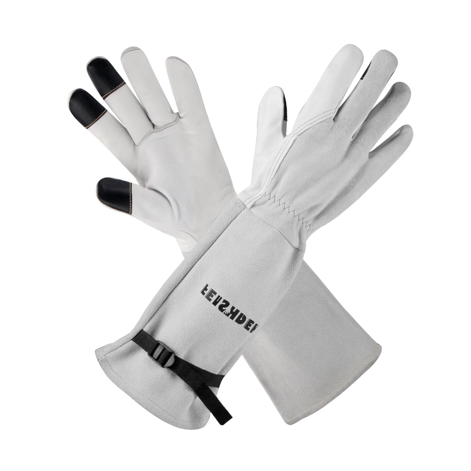 Premium Leather Double layer puncture resistant adult work gloves