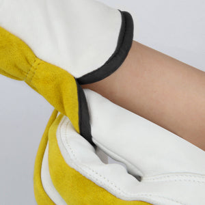Insulated Cowhide leather work gloves