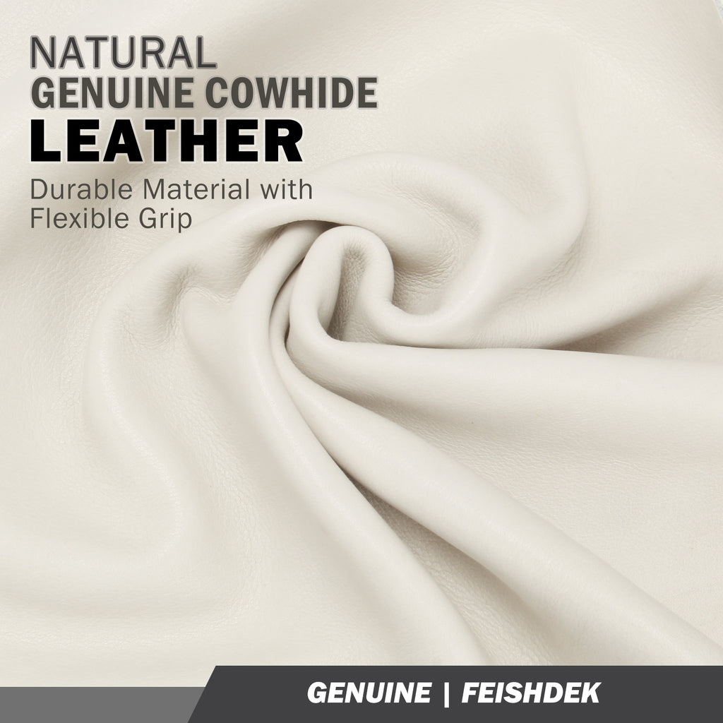 All-season real leather work gloves-Light Beige