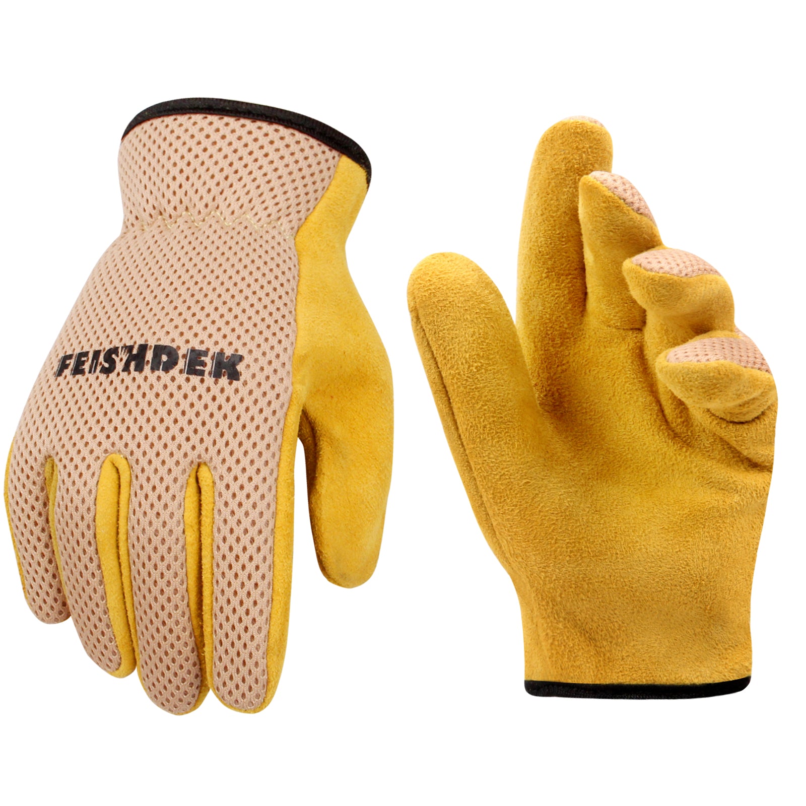 Young Gardener`s Children`s leather Gloves