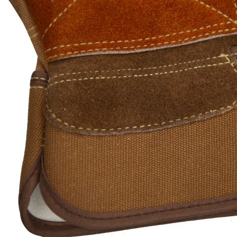 Heavy Duty Work Gloves with Leather Palm, Cowhide Leather Welding Gloves. Thorn proof, Cut resistant.