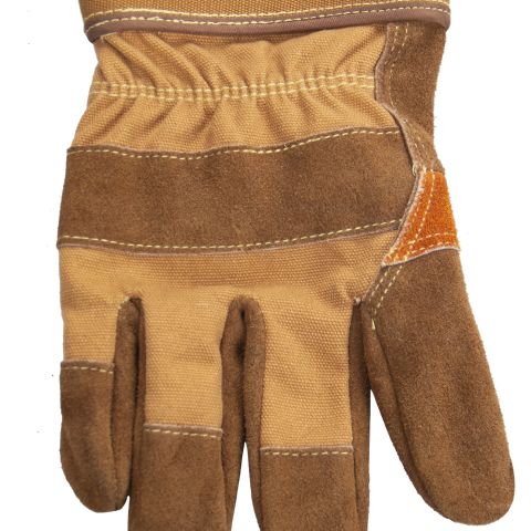 Heavy Duty Work Gloves with Leather Palm, Cowhide Leather Welding Gloves. Thorn proof, Cut resistant.