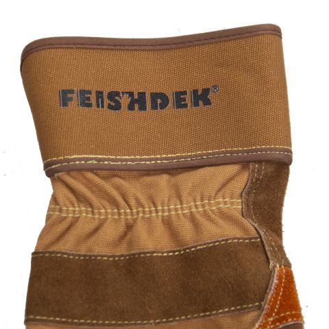 Heavy Duty Work Gloves with Leather Palm, Cowhide Leather Welding Gloves. Thorn proof, Cut resistant.