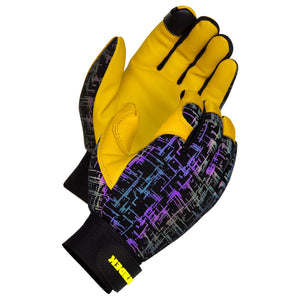 Real Leather Reflective Work Gloves