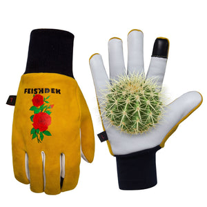 Real Leather Thorn Proof Cactus/Rose Gloves