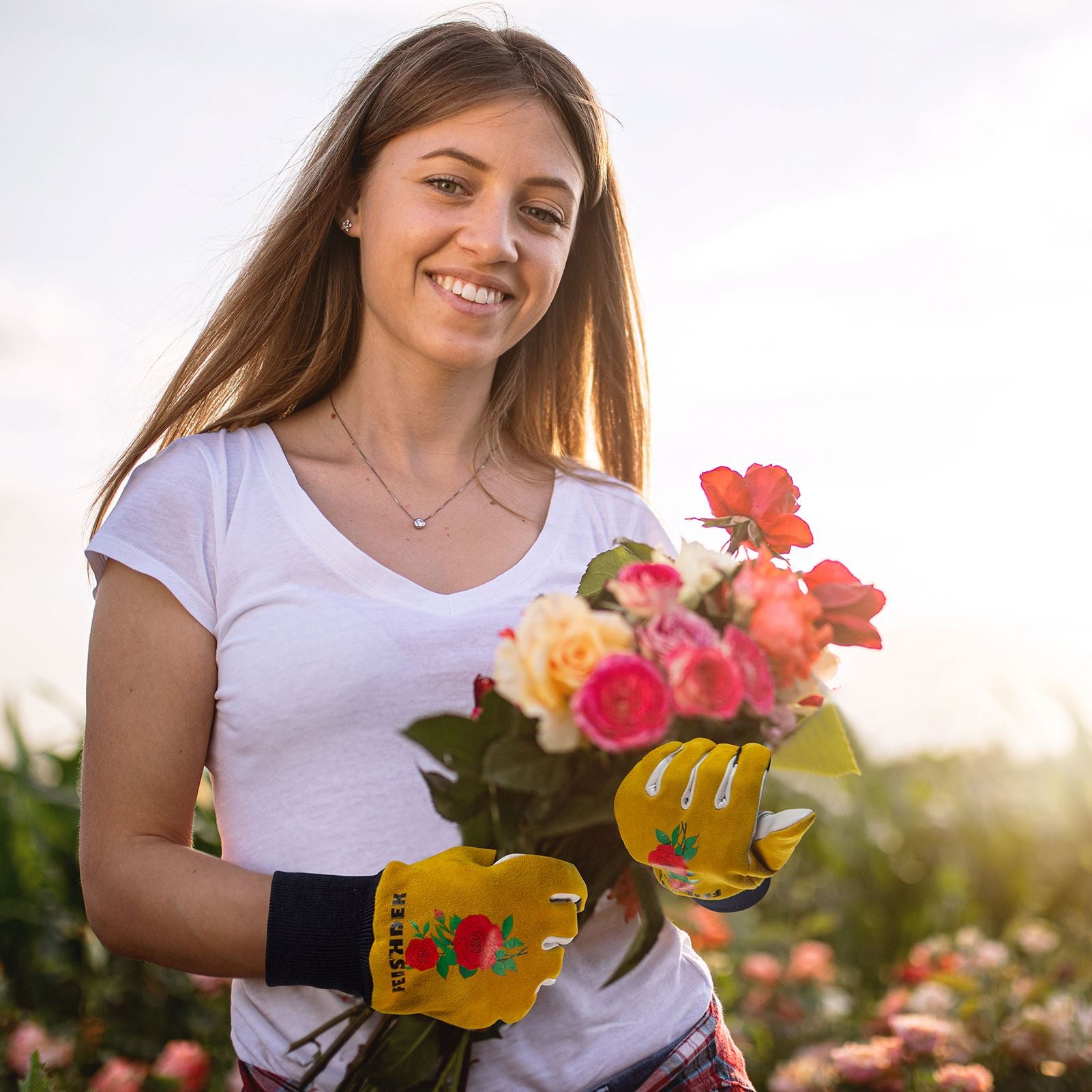 Real Leather Thorn Proof Cactus/Rose Gloves