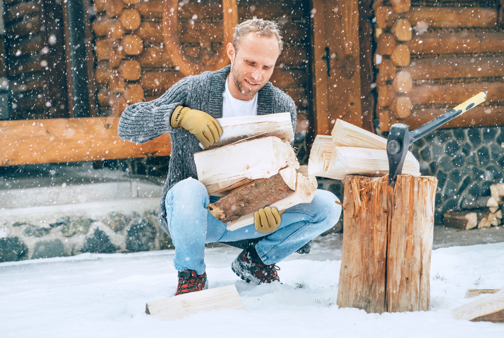 Real Leather moisture-resistant Cold Weather Gloves