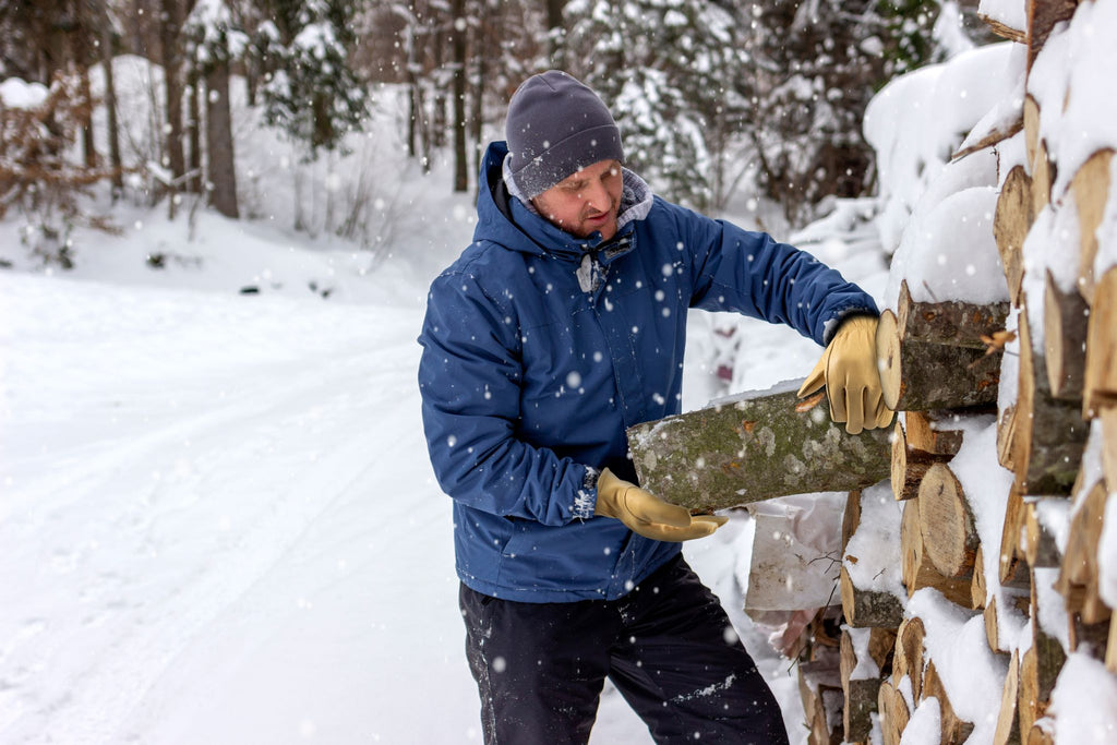 Real Leather moisture-resistant Cold Weather Gloves