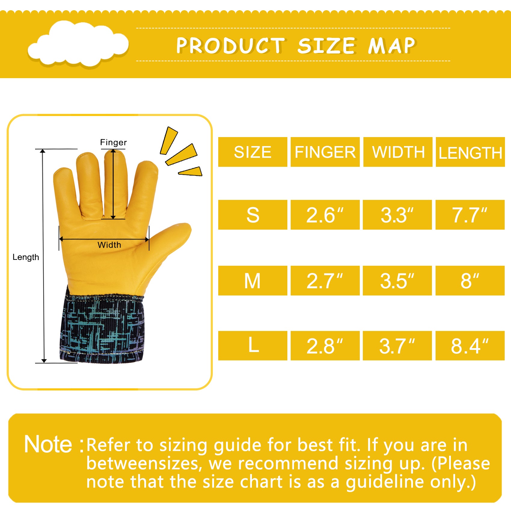 Real Leather Kids 3M Thinsulate Winter Gloves