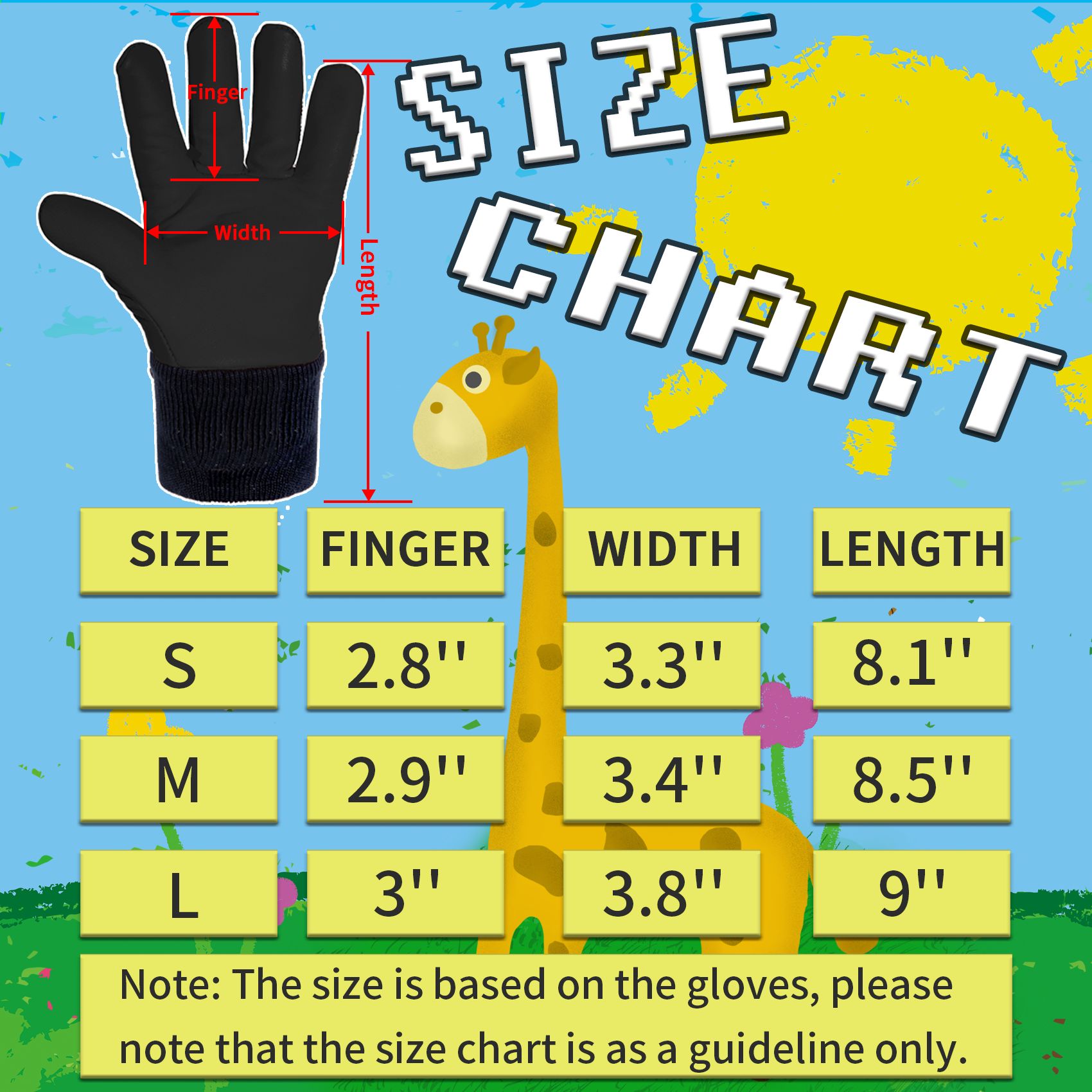 Kids Breathable Garden Gloves