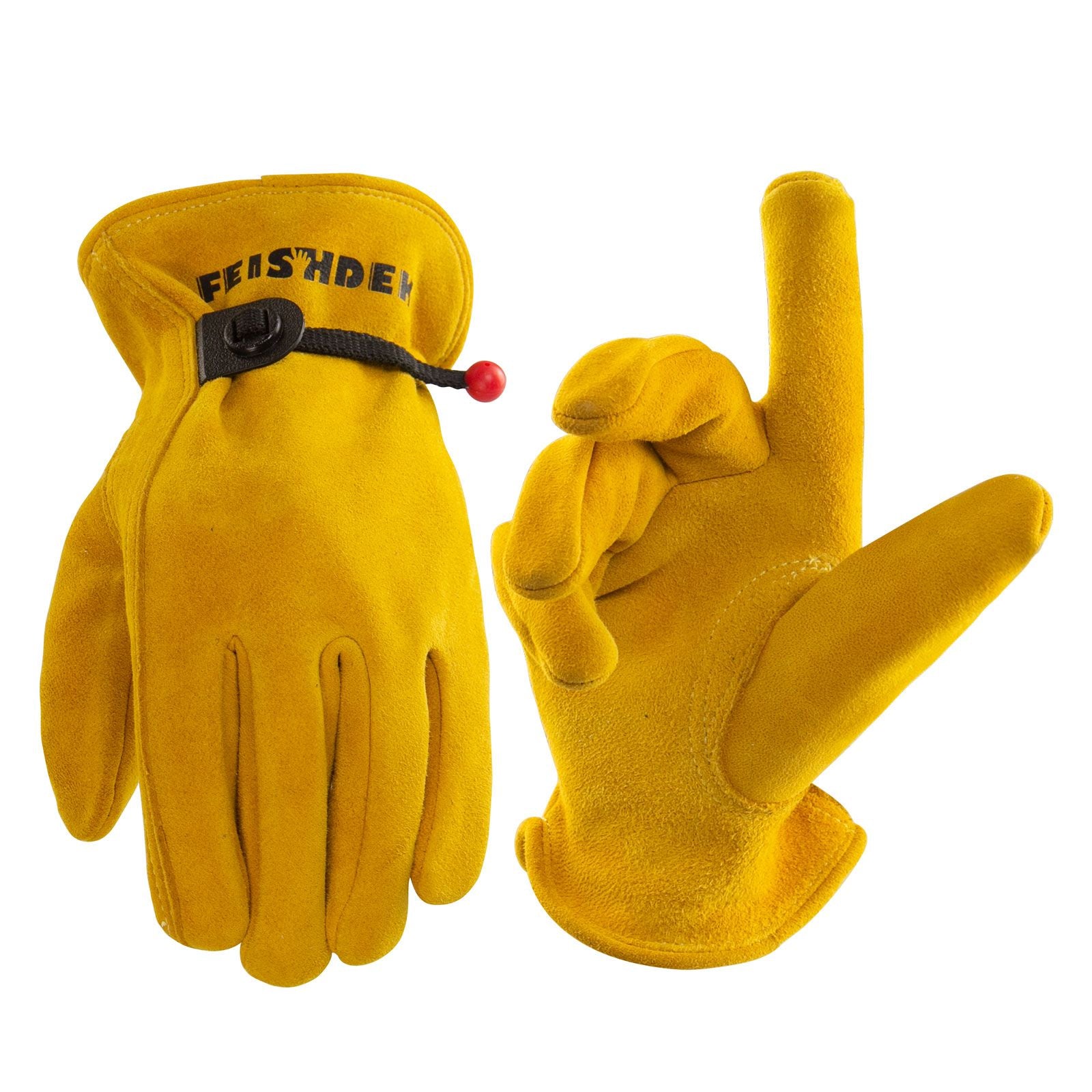 Kids Deerskin Real Leather Gloves