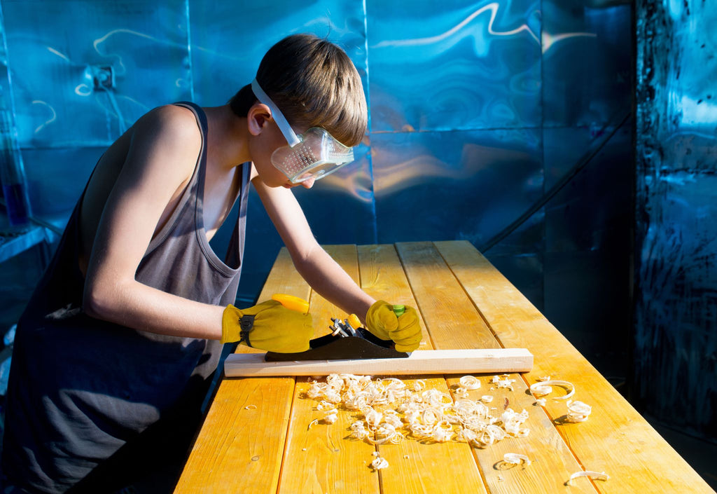 Kids Deerskin Real Leather Gloves