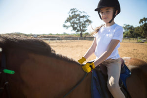 Kids Deerskin Real Leather Gloves