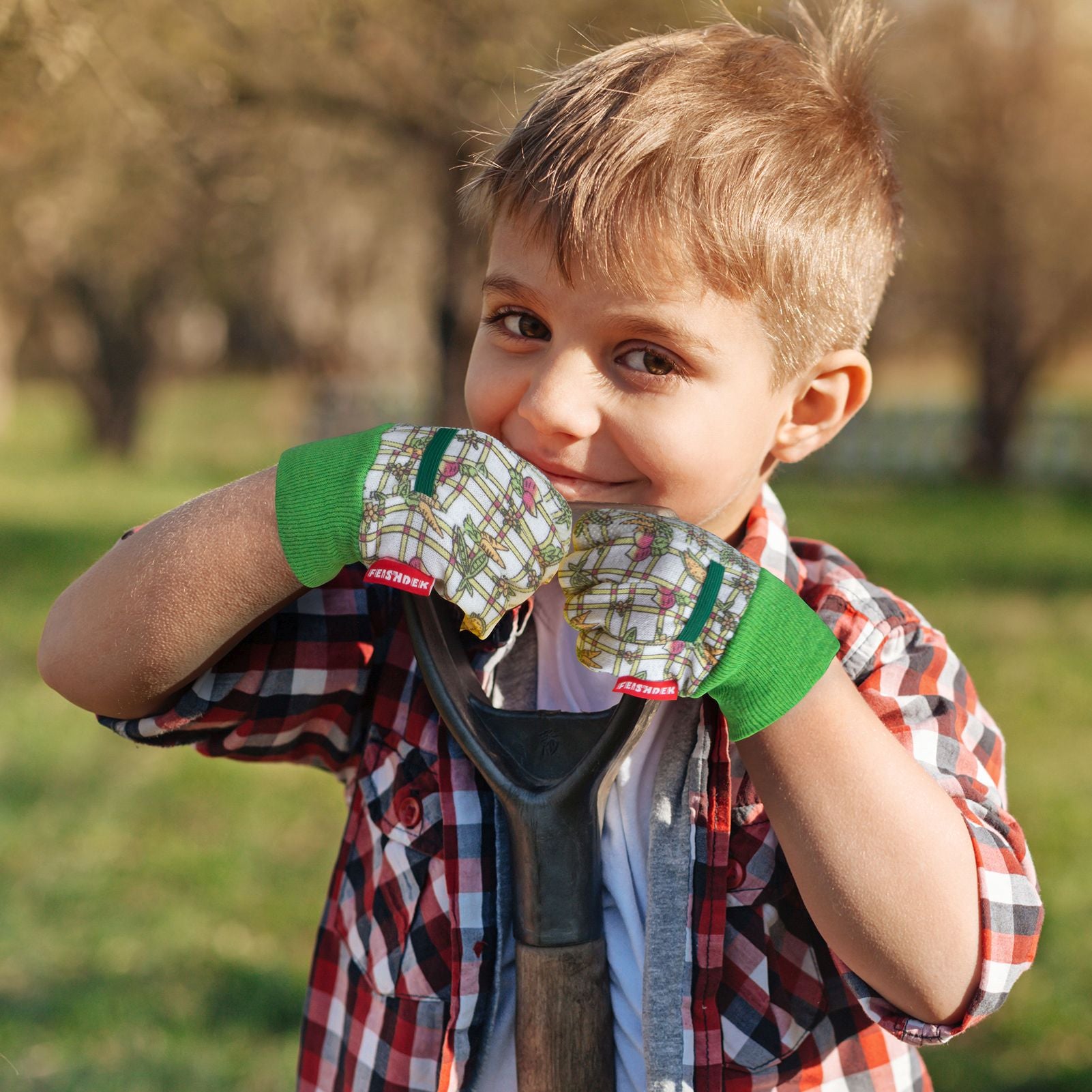 Kids Pure Cotton Gardening Gloves