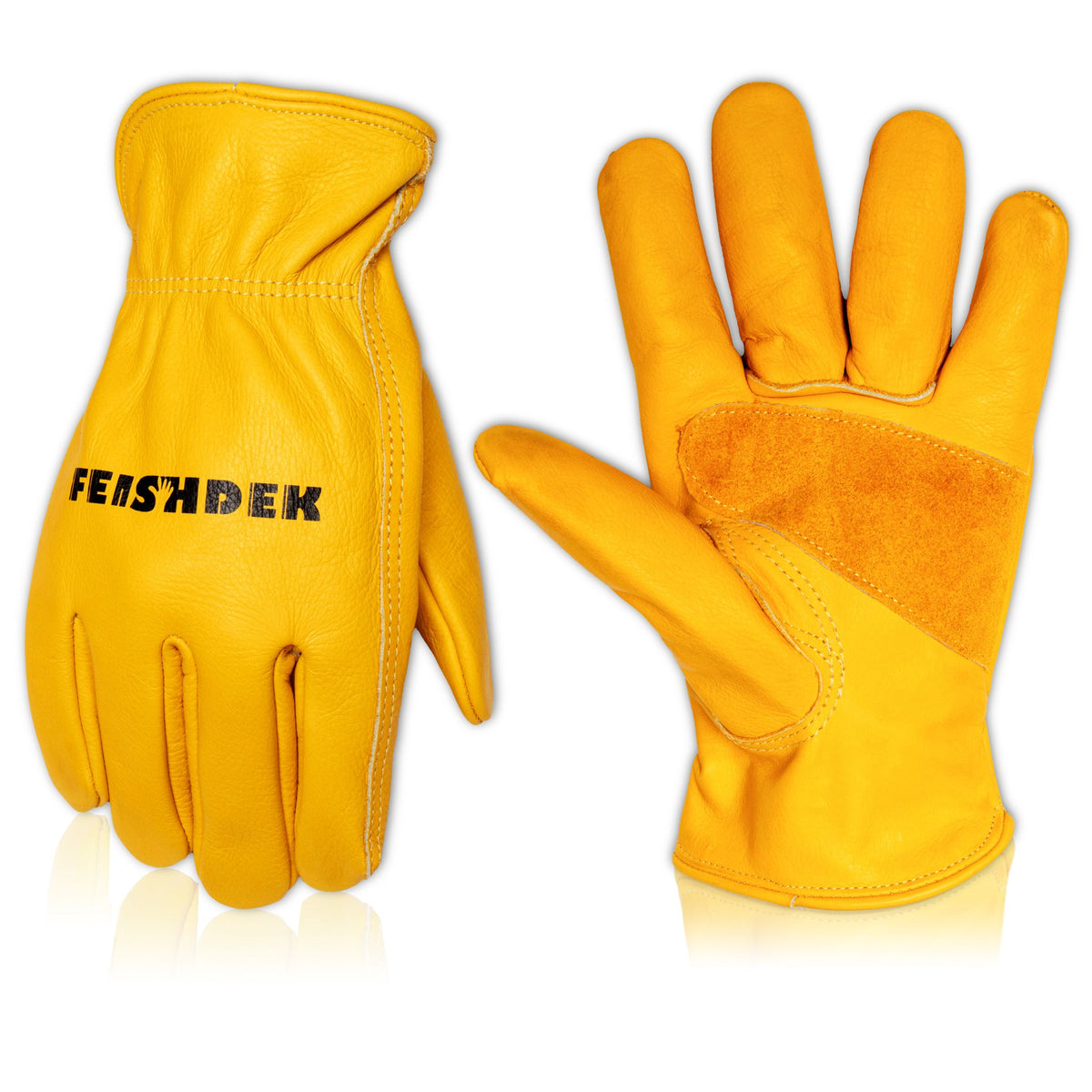 Cowhide Leather Gloves for Men and Women